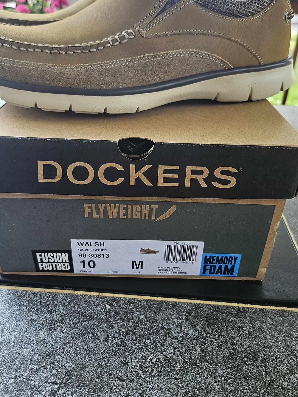 Dockers Men’s Slip-On Loafers in Tan Brown
